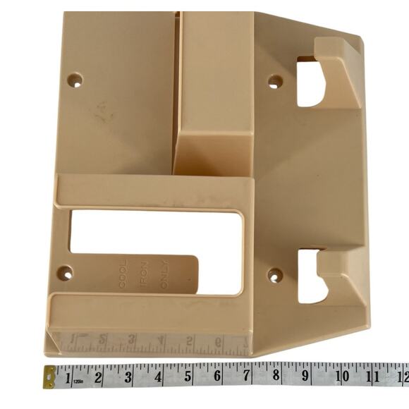 Vintage 1970s Rubbermaid Ironing Storage Organizer Ironing Board Holder Almond - Picture 7 of 7